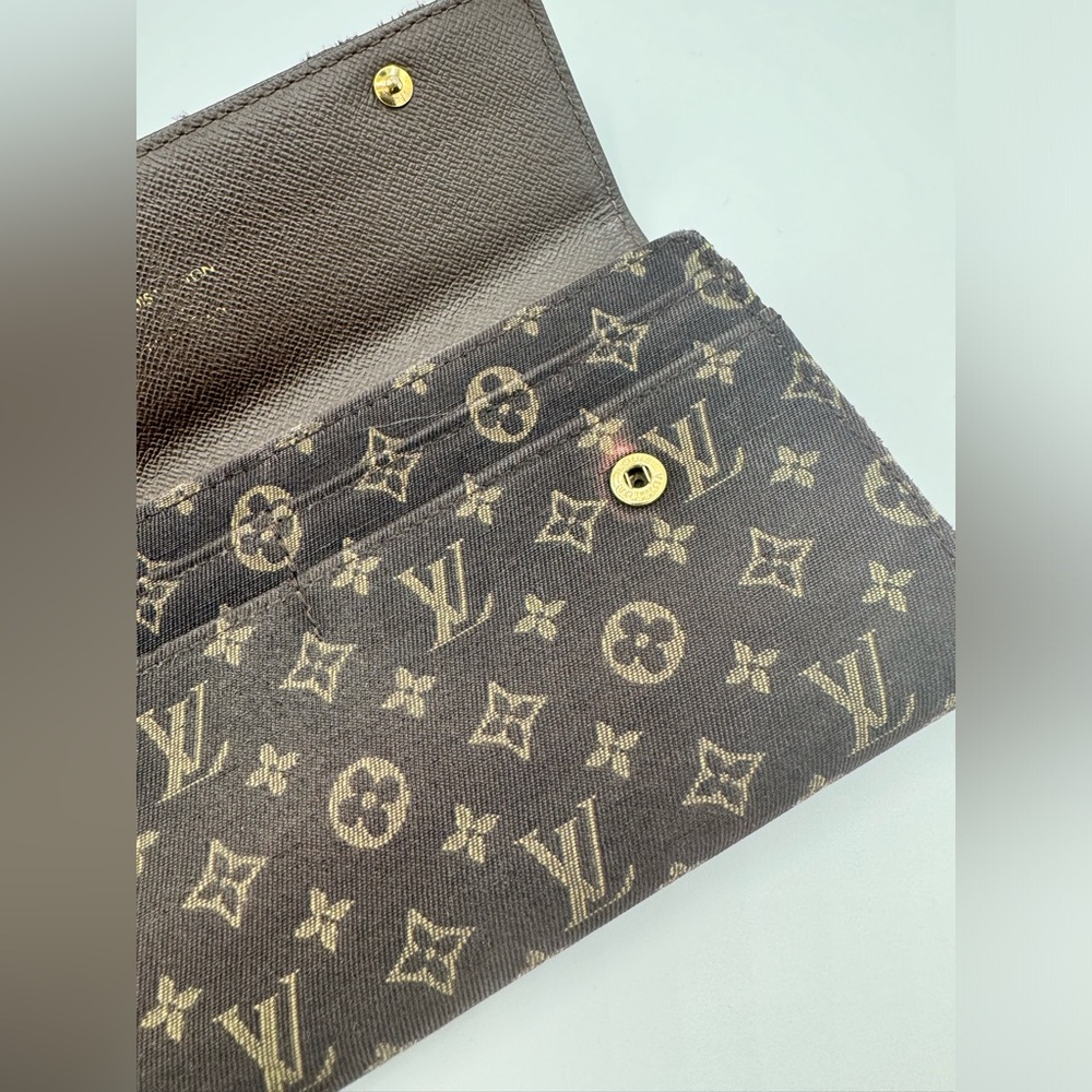 Louis Vuitton Monogram Mini Lin Wallet EUC - Picture 10 of 16